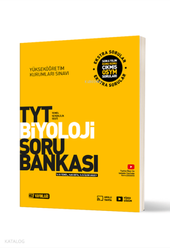 TYT Biyoloji Soru Bankası Hız Yayınları | Komisyon | Hız Yayınları (Ha