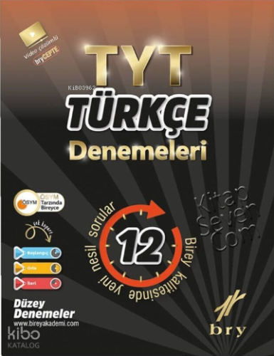TYT - Branş Denemeleri - Türkçe (12 li) | Kolektif | Birey Yayıncılık
