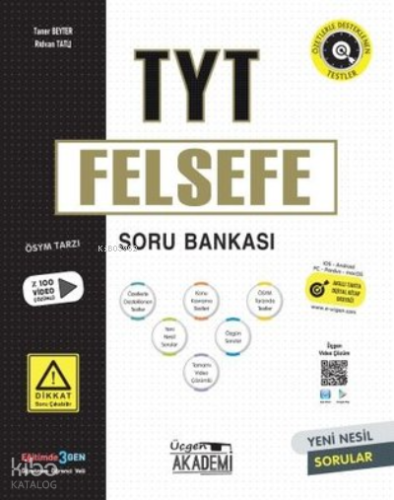 TYT Felsefe - Soru Bankası | Kolektif | Üçgen Akademi (Hazırlık)