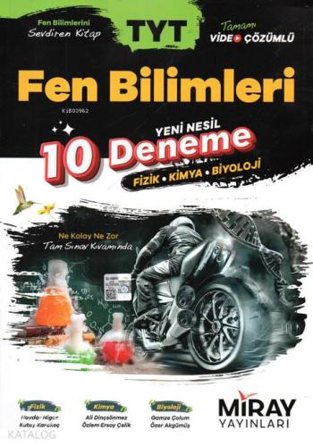 TYT Fen Bilimleri 10 Deneme | | Miray Yayınları