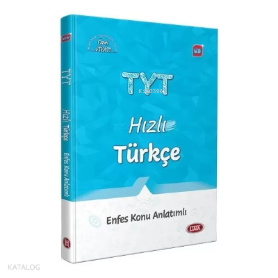 TYT Hızlı Türkçe Konu Enfes Konu Anlatımlı | Kolektif | Data Yayınları