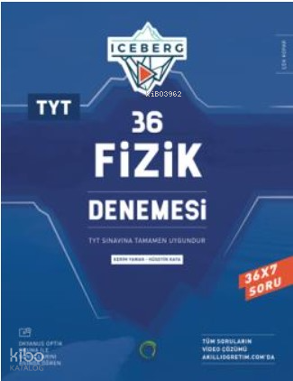 Tyt Iceberg 36 Fizik Denemesi | Hüseyin Kaya | Okyanus Yayınları (Hazı