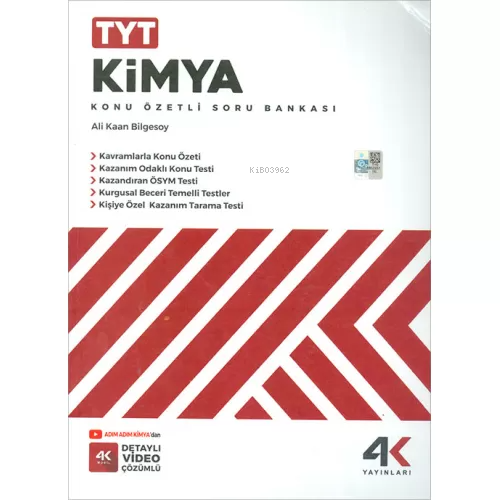 TYT Kimya Konu Özetli Soru Bankası