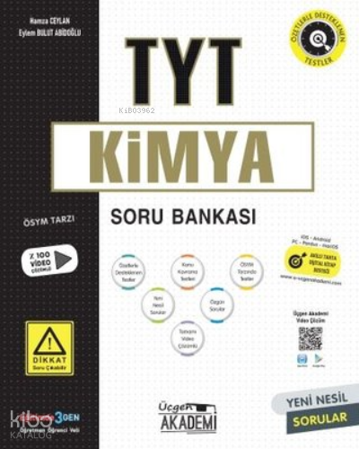 TYT Kimya - Soru Bankası | Kolektif | Üçgen Akademi (Hazırlık)