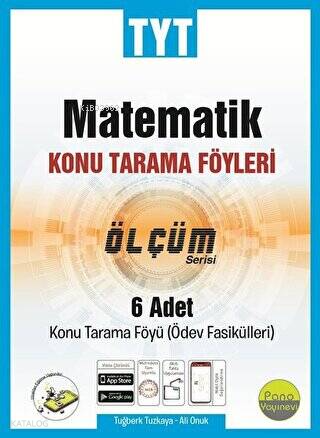 TYT Matematik Tarama Föyleri (6 Fasikül 6x24 Sayfa)