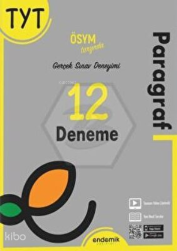 TYT Paragraf 12`li Deneme Sınavı | Kolektif | Endemik Yayınları (Hazır