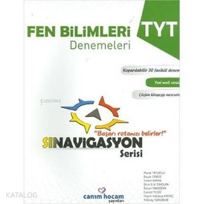 TYT Sınavigasyon Serisi Fen Bilimleri Koparılabilir 30 Fasikül Deneme