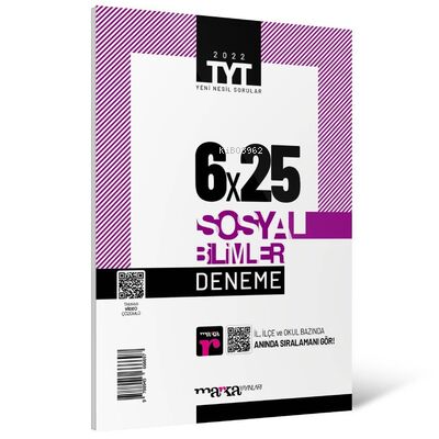 TYT Sosyal Bilimler 6 Deneme Tamamı Video Çözümlü Marka Yayınları