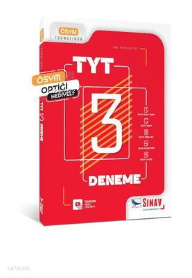 TYT Tamamı Video Çözümlü 3 Deneme | Kolektif | Sınav Yayınları
