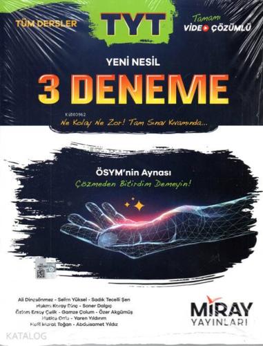 TYT Tüm Dersler 3'lü Deneme | | Miray Yayınları