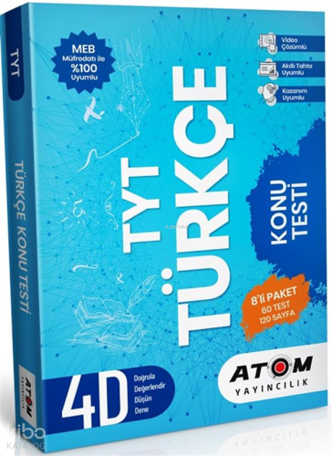 TYT TÜRKÇE Dökme Test (8 Öğrencilik)