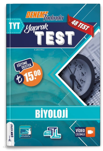 Tyt Yaprak Test Biyoloji - 2022
