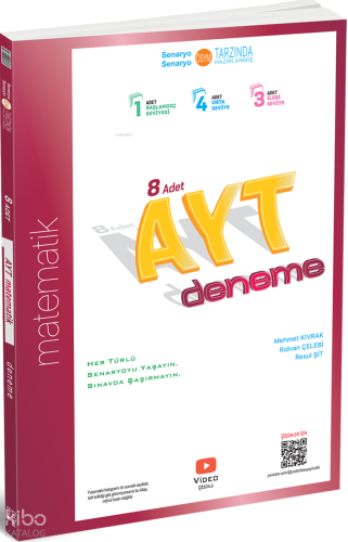 Üç Dört Beş Yayınları AYT Matematik 10 Adet Deneme