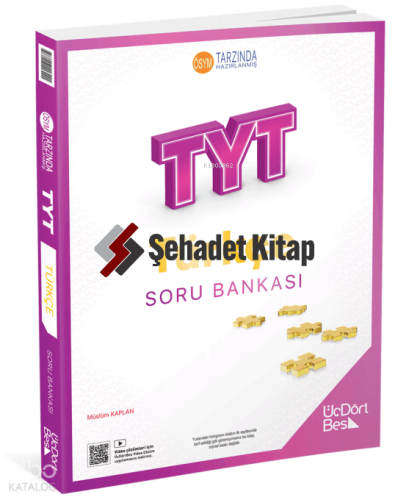 Üç Dört Beş Yayınları TYT Türkçe Soru Bankası