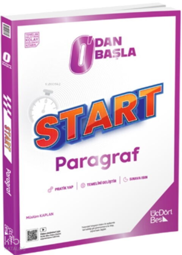 ÜçDörtBeş Yayınları Sıfırdan Başla Start Paragraf | Müslüm Kaplan | Üç