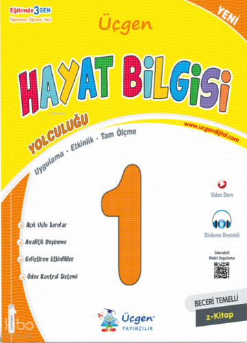 Üçgen Akademi 1. Sınıf Beceri Temelli - Hayat Bilgisi Yolculuğu | Kole