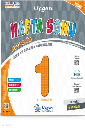 Üçgen Akademi 1. Sınıf Hafta Sonu - 1. Dönem - Ödev ve Çalışma Yaprakl