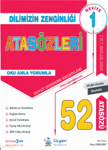 Üçgen Akademi Dilimizin Zenginliği Atasözleri – 1. Seviye