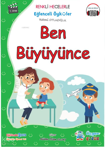 Üçgen Akademi Renkli Hecelerle – Eğlenceli Öyküler – Poşetli 10 Kitap 