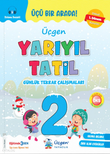 Üçgen Yayıncılık 2. Sınıf – Yarıyıl Tatil – Günlük Tekrar Çalışmaları 
