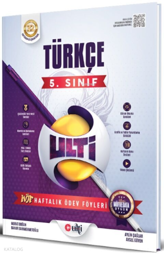 Ulti Yayınları 5. Sınıf Türkçe Haftalık Ödev Föyleri | Murat Doğan | U