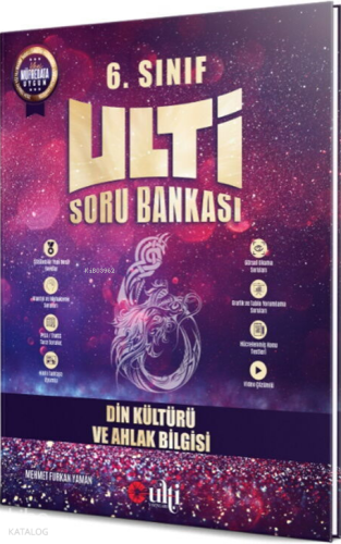 Ulti Yayınları 6. Sınıf Din Kültürü ve Ahlak Bilgisi Soru Bankası