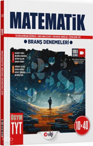 Ulti Yayınları TYT Matematik 10 x 40 Branş Denemeleri | Arafat Terzi |