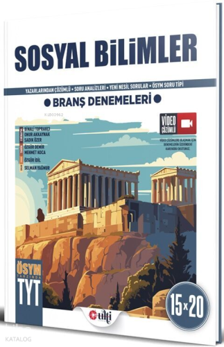 Ulti Yayınları TYT Sosyal Bilgiler 15 x 20 Branş Denemeleri | Kolektif