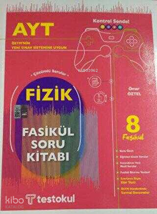 Üni.Haz. Fasikül Soru Kitabı AYT Fizik (8 fasikül)