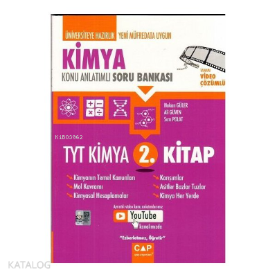 Üniv. Haz Kimya Ka-Sb Bilimi 2.Kitap - 2021 | Kolektif | Çap Yayınları