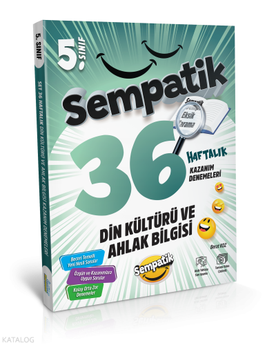 Ünlüler Karması 5. Sınıf Din Kültürü ve Ahlak Bilgisi 36 Haftalık Kazanım Denemeleri