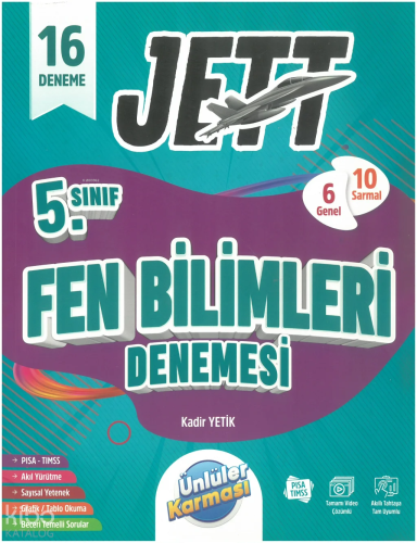 Ünlüler Karması 5. Sınıf Jett Fen Bilimleri 16 Deneme Seti | Kadir Yet