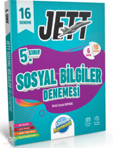 Ünlüler Karması 5. Sınıf Jett Sosyal Bilgiler 16 Deneme Seti | Betül Ş