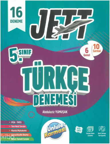 Ünlüler Karması 5. Sınıf Jett Türkçe 16 Deneme Seti | Kolektif | Ünlül