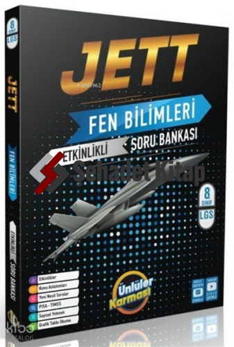 Ünlüler Karması 8. Sınf Jett Fen Bilimleri Etkinlikli Soru Bankası