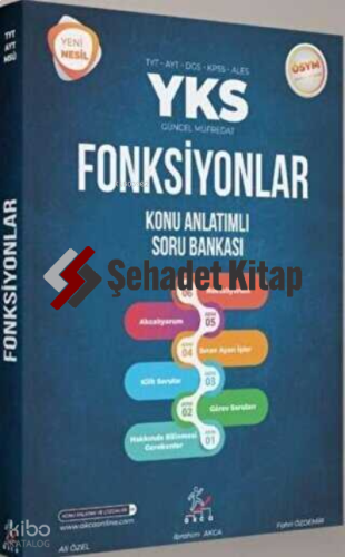 Ünlüler Karması Akça Serisi  Yks Foksiyonlar  Konu Anlatımlı Soru Bankası