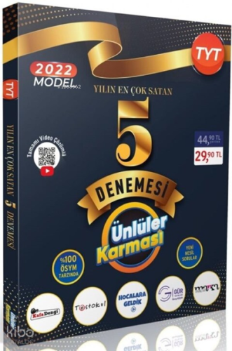 Ünlüler Karması Tyt Genel 5 Karma Deneme (Yeni) | Kolektif | Ünlüler K