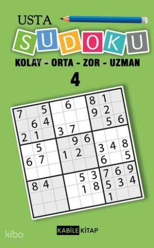 Usta Sudoku 4 | Kolektif | Kabile Kitap