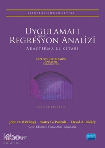 Uygulamalı Regresyon Analizi; Applied Regression Analysis