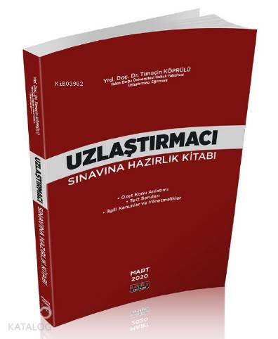 Uzlaştırmacı Sınavına Hazırlık Kitabı