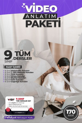Vaf 09.Sınıf Aktivasyon Kartı Seti - 2022 | Kolektif | Vaf Yayınları (