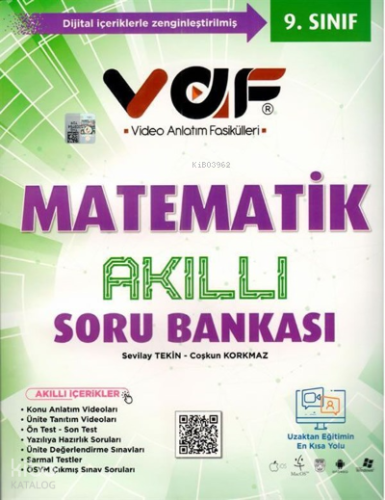 Vaf 09.Sınıf Soru Bankası Matematik - 2022