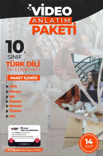 Vaf 10.Sınıf Aktivasyon Kartı Edebiyat - 2022 | Kolektif | Vaf Yayınla