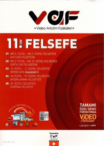 Vaf 11.Sınıf Felsefe - 2021