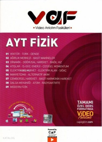 Vaf Yks Ayt Fizik - 2021