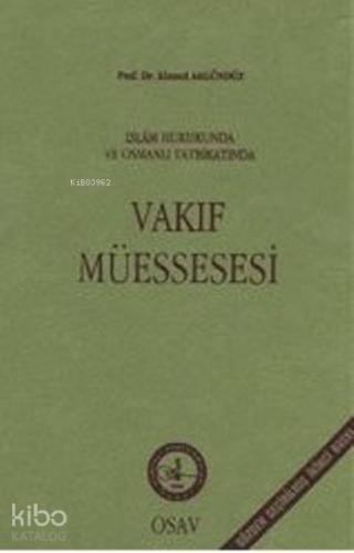 Vakıf Müessesesi