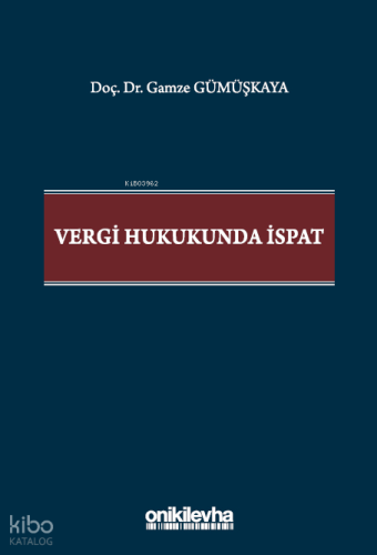 Vergi Hukukunda İspat