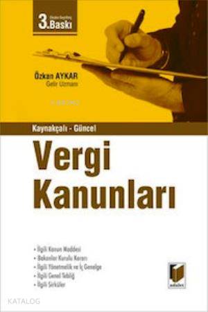 Vergi Kanunları Kaynakçalı - Güncel