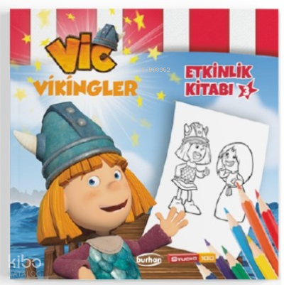 Vikingler Etkinlik Kitabı 3 / Boya Yaz Çiz Bul