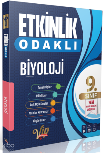 Vip 9.Sınıf Etkinlik Odaklı Biyoloji | Kolektif | Vip Yayınları (Hazır